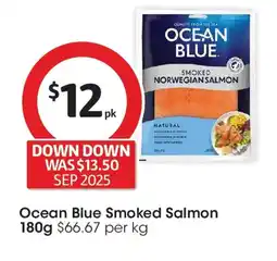 Coles Ocean blue smoked salmon offer