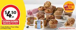 Coles Coles Muffins offer