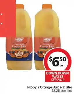 Coles Nippy's Orange Juice offer