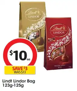 Coles Lindt Lindor Bag offer