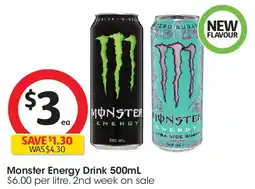 Coles Monster Energy Drink offer