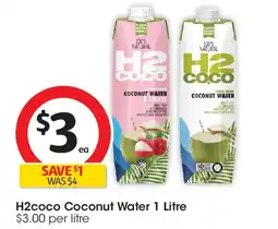 Coles H2coco Coconut Water offer