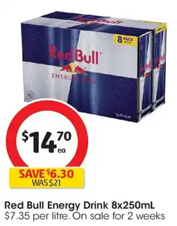 Coles Red Bull Energy Drink offer