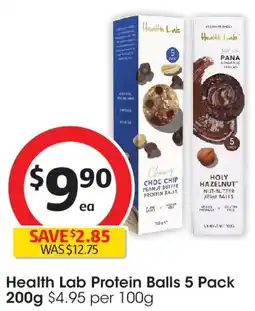 Coles Health Lab Protein Balls offer