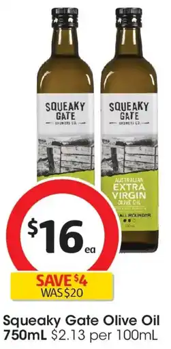 Coles Squeaky Gate Olive Oil offer