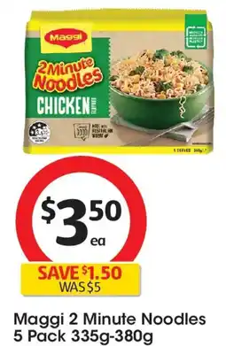 Coles Maggi 2 Minute Noodles offer