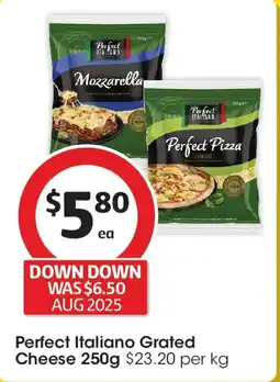 Coles Perfect Italiano Grated Cheese offer