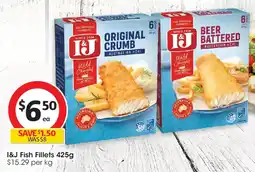 Coles I&J Fish Fillets offer