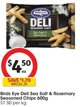 Coles Birds Eye Deli Sea Salt & Rosemary Seasoned Chips offer