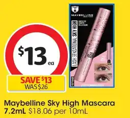 Coles Maybelline Sky High Mascara offer