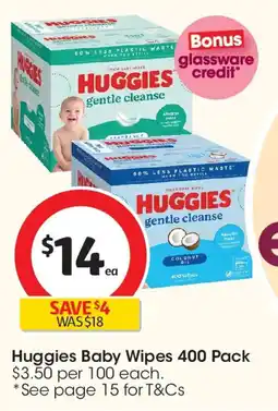 Coles Huggies Baby Wipes offer