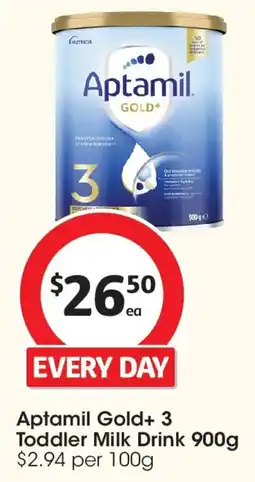 Coles Aptamil Gold+ 3 Toddler Milk Drink offer