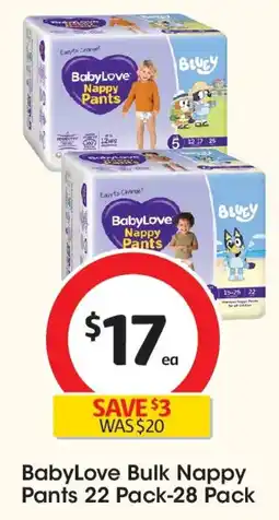 Coles BabyLove Bulk Nappy Pants offer