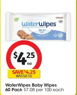 Coles WaterWipes Baby Wipes offer