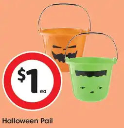 Coles Halloween Pail offer