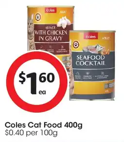 Coles Coles Cat Food offer