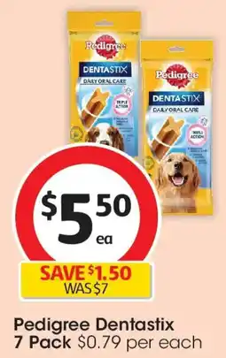 Coles Pedigree Dentastix offer