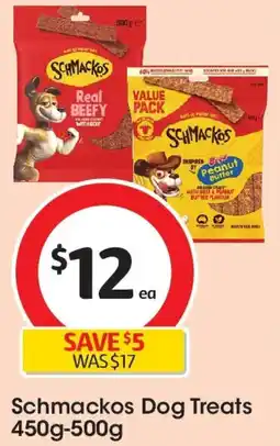 Coles Schmackos Dog Treats offer
