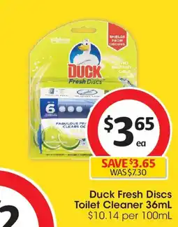 Coles Duck Fresh Discs Toilet Cleaner offer