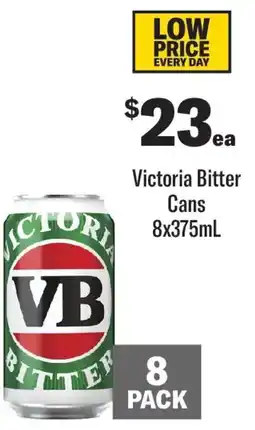 Coles Victoria Bitter Cans offer