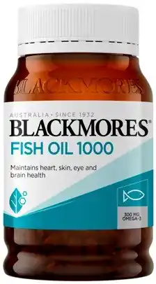 Discount Drug Stores Blackmores Fish Oil 1000 200 Capsules offer