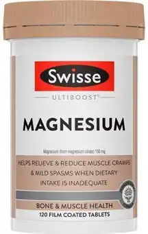 Discount Drug Stores Swisse Ultiboost Magnesium 120 Tablets offer