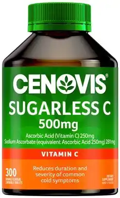 Discount Drug Stores Cenovis Sugarless Vitamin C 500mg 300 Chewable Tablets offer