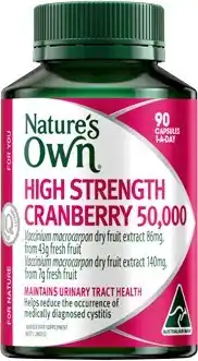 Discount Drug Stores Nature’s Own High Strength Cranberry 50,000 90 Capsules offer