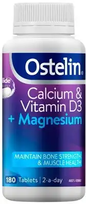 Discount Drug Stores Ostelin Calcium & Vitamin D3 + Magnesium 180 Tablets offer