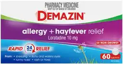 Discount Drug Stores Demazin Allergy + Hayfever Relief 60 Tablets offer