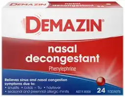 Discount Drug Stores Demazin Nasal Decongestant 24 Tablets offer