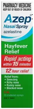 Discount Drug Stores Azep Hayfever Relief Nasal Spray 5mL offer