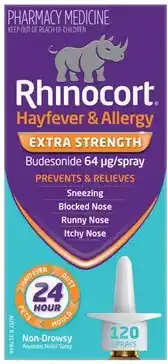 Discount Drug Stores Rhinocort Hayfever & Allergy Extra Strength Nasal Spray 120 Sprays offer