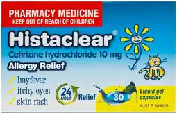Discount Drug Stores Histaclear Allergy Relief 30 Liquid Gel Capsules offer