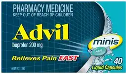 Discount Drug Stores Advil Minis 40 Liquid Capsules offer