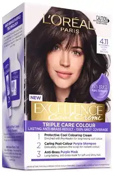Discount Drug Stores L’Oréal Paris Excellence Cool Crème Permanent Hair Colour 4.11 Ultra Ash Brown offer