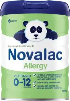Discount Drug Stores Novalac Allergy Infant Formula 800g offer