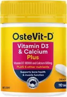 Discount Drug Stores OsteVit-D One-A-Day Vitamin D3 & Calcium Plus 110 Tablets offer