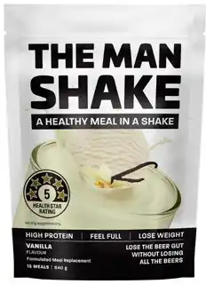 Discount Drug Stores The Man Shake Vanilla Flavour 840g offer