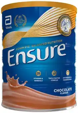 Discount Drug Stores Ensure Chocolate Powder 850g offer