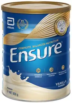 Discount Drug Stores Ensure Vanilla Powder 850g offer