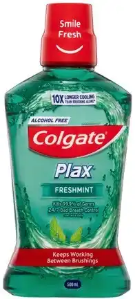 Discount Drug Stores Colgate Plax Mouthwash Freshmint 500mL offer