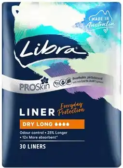 Discount Drug Stores Libra Dry Long Liners 30 Pack offer