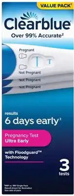 Discount Drug Stores Clearblue Ultra Early Pregnancy Test 3 Pack offer