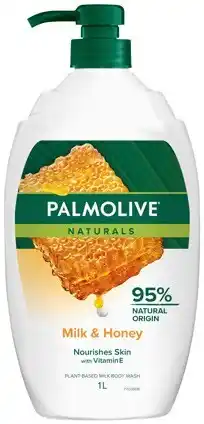 Discount Drug Stores Palmolive Naturals Shower Gel Milk & Honey 1 Litre offer