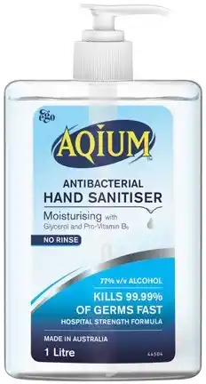 Discount Drug Stores Aqium Hand Sanitiser Gel 1 Litre offer