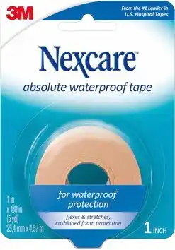 Discount Drug Stores ﻿Nexcare Absolute Waterproof Tape 25.4mm x 4.57m offer