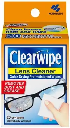 Discount Drug Stores ﻿Clearwipe Lens Cleaner Wipes 20 Pack offer