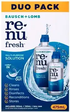 Discount Drug Stores Renu Fresh Multi-Purpose Solution Duo Pack 475mL offer