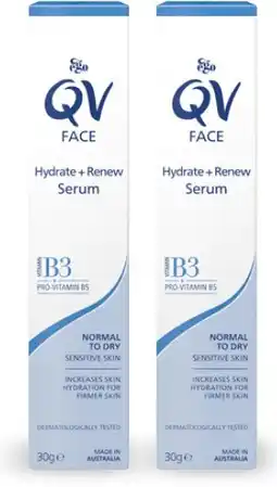 Discount Drug Stores QV Face Hydrate and Renew Serum 30g offer